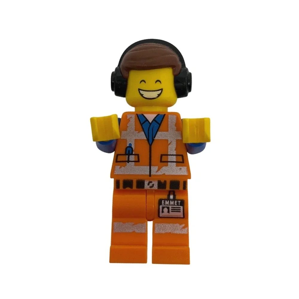 LEGO Movie 2 Awesome Remix Emmet Minifigure with Headphones The LEGO Movie